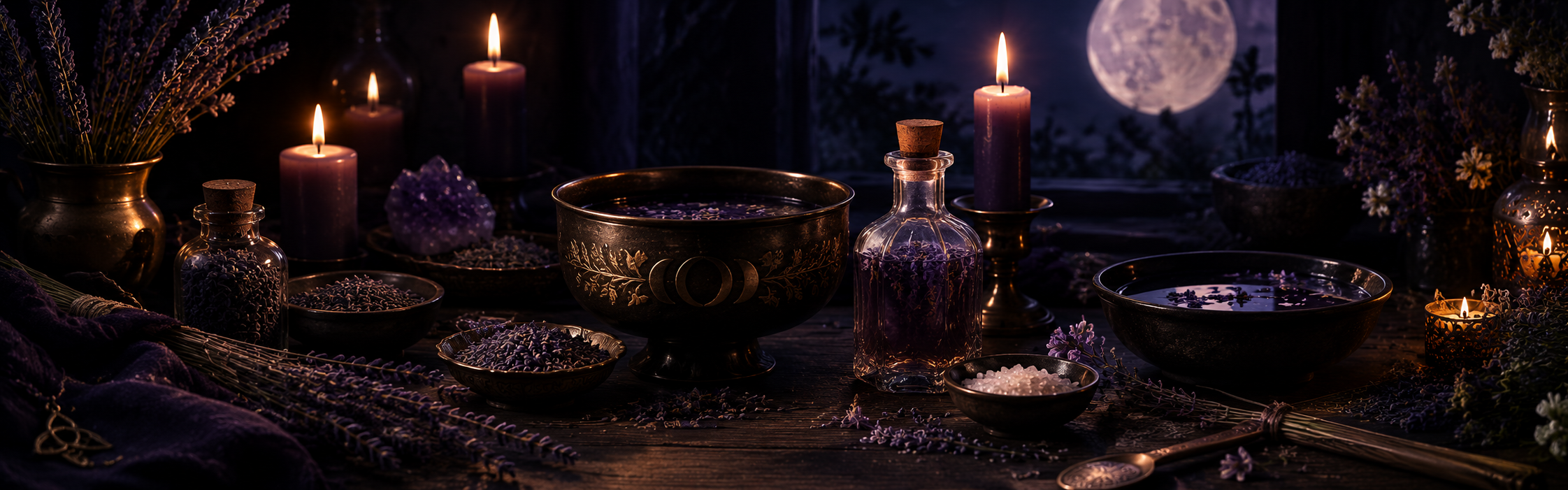 Néctar de Levanah: el elixir lunar de los esbats